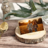 Carte De Placement L'Heure d'or Grace Photo Floral Mariage plié