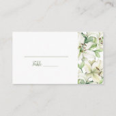 Carte De Placement LILY Élégance Fleurie (Dos)