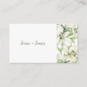 Carte De Placement LILY Fleur Élégance (Devant)