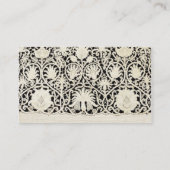 Carte De Placement Linge de dentelle mariage blanc classique jolie (Dos)