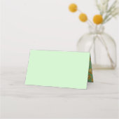 Carte De Placement Lion Baby shower vert (Dos)
