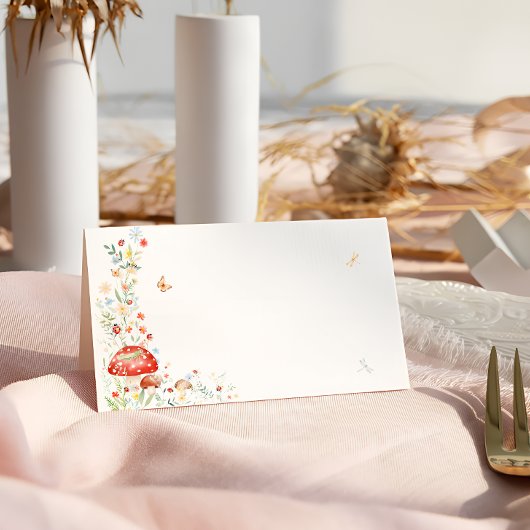 Carte De Placement Little Love Bug Baby shower Floral