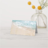 Carte De Placement Littoral Tropical Vintage Beach (Dos)