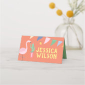 Carte De Placement Llama Place Card, soirée mexicaine (Dos)