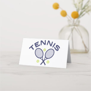 Carte De Placement Logo de tennis