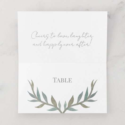 Carte De Placement Lovebirds au Paradis (Intérieur déplié)