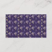 Carte De Placement Lovely Lavender & Blé Flat Place Card (Dos)