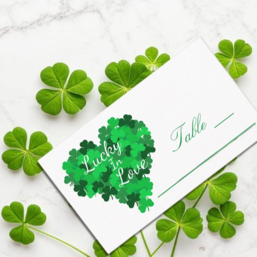 Carte De Placement Lucky In Love Mariage