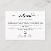 Carte De Placement Lucky Love Western Rustic Barn Horseshoe Mariage (Dos)