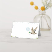 Carte De Placement Lucky Mallard Duck Boy Anniversaire Tente d'alimen (Devant)