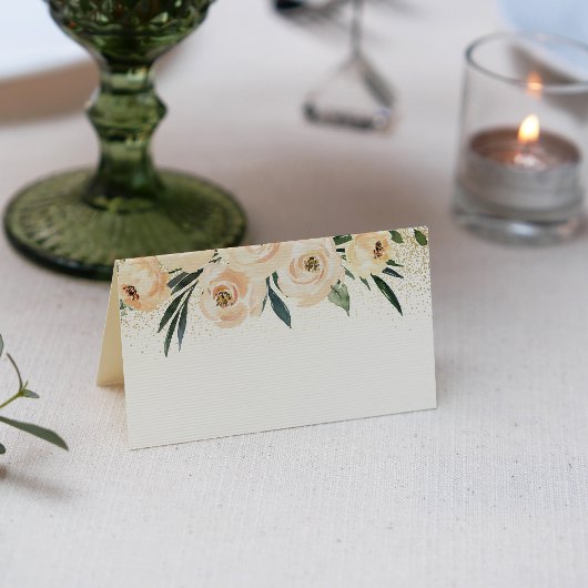 Carte De Placement Lunch de mariage floral Shower de mariage
