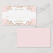 Carte De Placement Lush Flourd Place Card blush/or (Devant / Derrière)