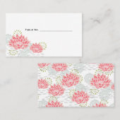 Carte De Placement Lys d'eau peint - Tableau Numéros ensemble de 100 (Devant / Derrière)