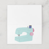 Carte De Placement Machine à coudre (Extérieur déplié)