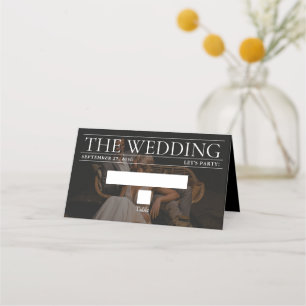 Carte De Placement Magazine Editorial Journal Photos Mariage