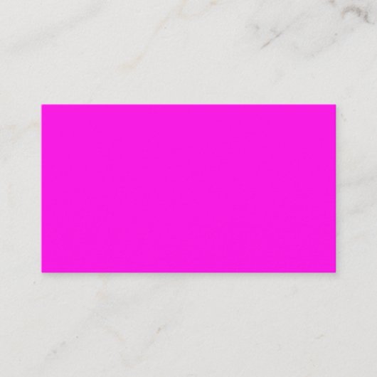 Carte De Placement Magenta brillant (couleur solide) (Devant)