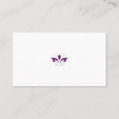 Carte De Placement Magenta rouge décoratif (Dos)