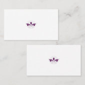 Carte De Placement Magenta rouge décoratif (Devant / Derrière)