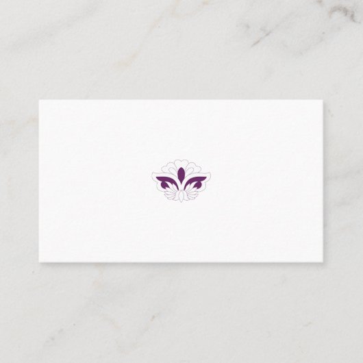 Carte De Placement Magenta rouge décoratif (Devant)