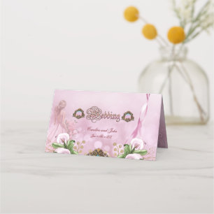 Carte De Placement Magnifique Callas Lily rose