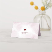 Carte De Placement Magnolia Fleur Éthérée, Mariage (Dos)