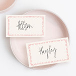 Carte De Placement Main Drawn French Vintage Mariage Nom plat<br><div class="desc">Main Drawn French Vintage Nom de mariage Place Cards</div>