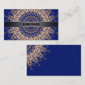 Carte De Placement mandala abstrait mariage est asiatique dentelle ro (Devant / Derrière)