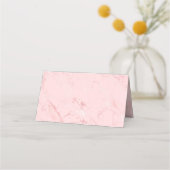 Carte De Placement Marbre rose vif de luxe (Dos)