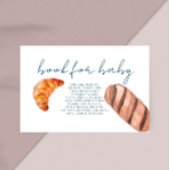 Carte De Placement Marché Français - Baguette - Livre Pour Bébé Inser