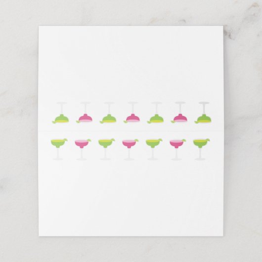 Carte De Placement Margaritas (Extérieur déplié)