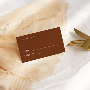 Carte De Placement Mariage à la typographie moderne et élégante