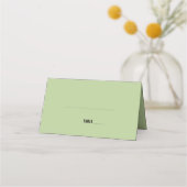 Carte De Placement mariage à main rétro moderne (Devant)