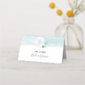 Carte De Placement Mariage à Sea Shells Beach (Dos)