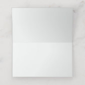 Carte De Placement Mariage aquarelle forêt de montagne rustique (Intérieur déplié)