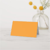 Carte De Placement Mariage au coucher de soleil orange (Dos)