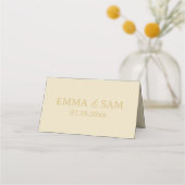 Carte De Placement Mariage blanc Lotus (Dos)