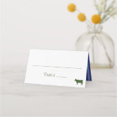 Carte De Placement Mariage Blue Hydrangeas (Devant)