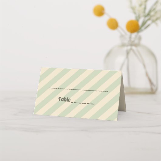 Carte De Placement Mariage Boho Super coloré rétro (Devant)
