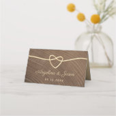 Carte De Placement Mariage bois (Dos)