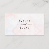 Carte De Placement Mariage botanique rustique simple (Dos)