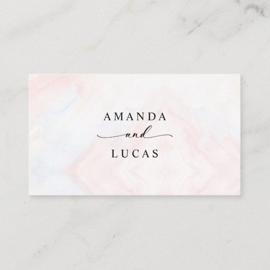 Carte De Placement Mariage botanique rustique simple (Dos)