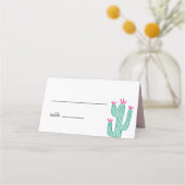 Carte De Placement Mariage Cactus moderne (Devant)
