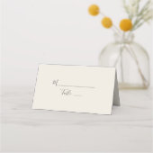 Carte De Placement Mariage Calligraphie Dorée (Devant)