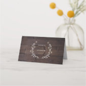 Carte De Placement Mariage campagnard Floral Boho Rustique Grange Boi (Dos)