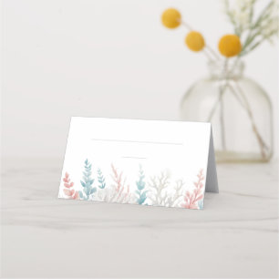 Carte De Placement Mariage Cartes-Pastel Coral Reef