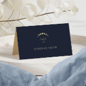 Carte De Placement Mariage céleste bleu