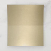 Carte De Placement Mariage chinois élégant Gold Double Happiness (Intérieur déplié)