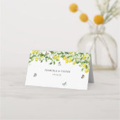Carte De Placement Mariage citron (Dos)