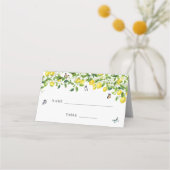 Carte De Placement Mariage citron (Devant)
