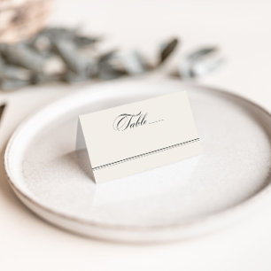 Carte De Placement Mariage classique élégant